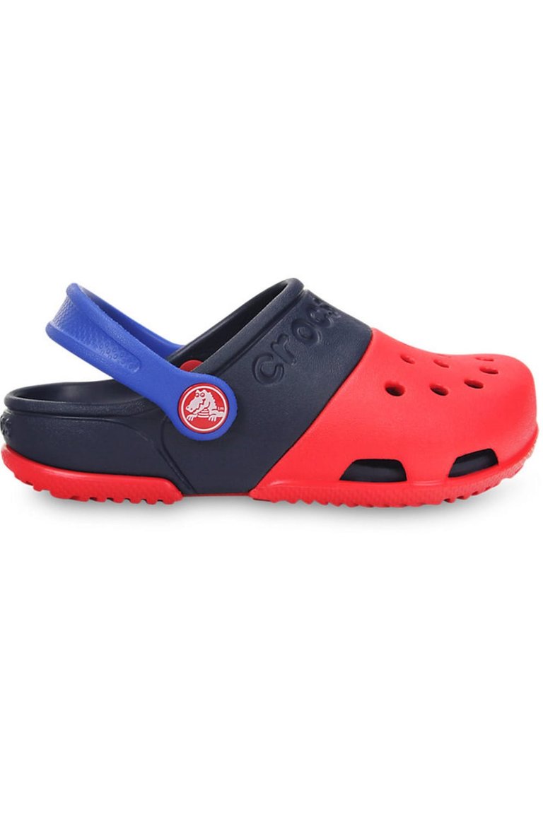 Crocs Childrens/Kids Electro II Slip On Clogs (Red/Navy) - Red/Navy