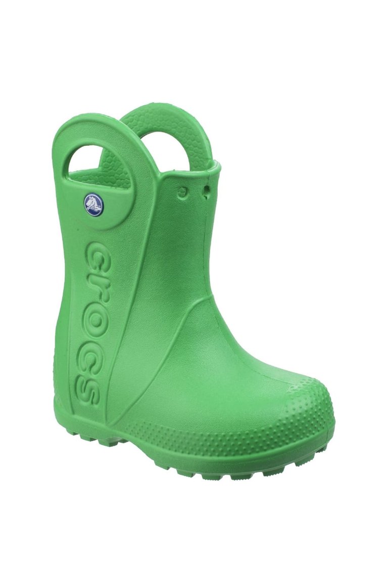Crocs Childrens/Kids Handle It Rain Boots (Grass Green) - Grass Green