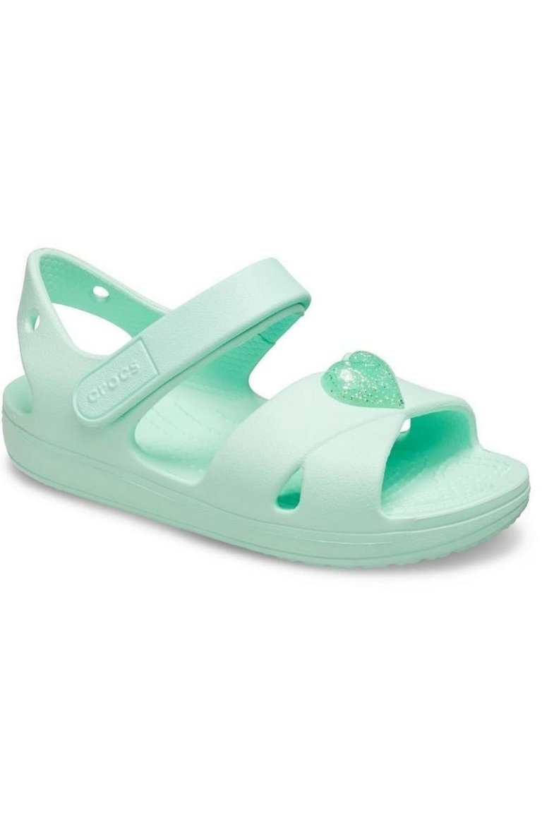 Crocs Girls Cross Strap Sandal (Mint Green) - Mint Green