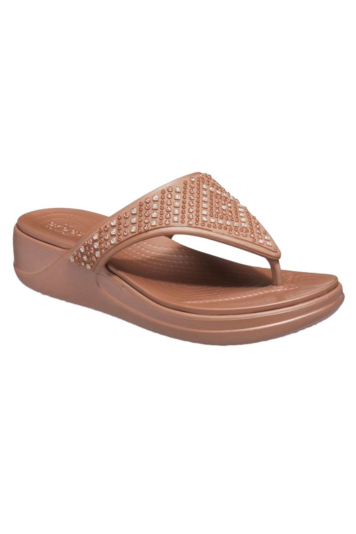 handel terugbetaling Forensische geneeskunde Crocs Bronze Womens/Ladies Monterey Shimmer Sandals (Bronze) | Verishop