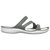 Womens/Ladies Swiftwater Slip On Sandals (Smoke/White)