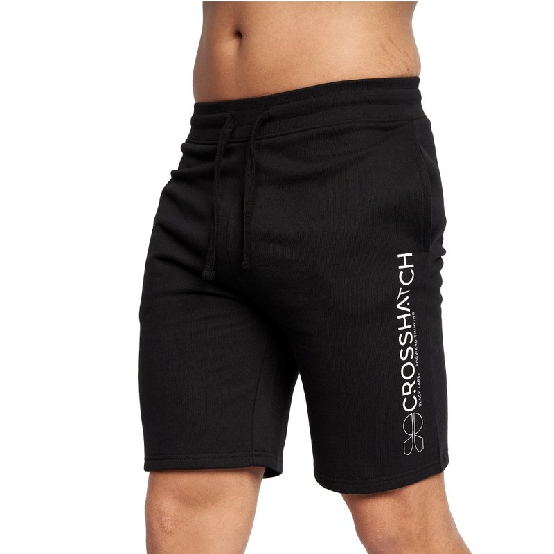 Crosshatch Mens Bengston Shorts In Black