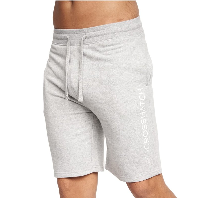 Crosshatch Mens Bengston Shorts In Grey