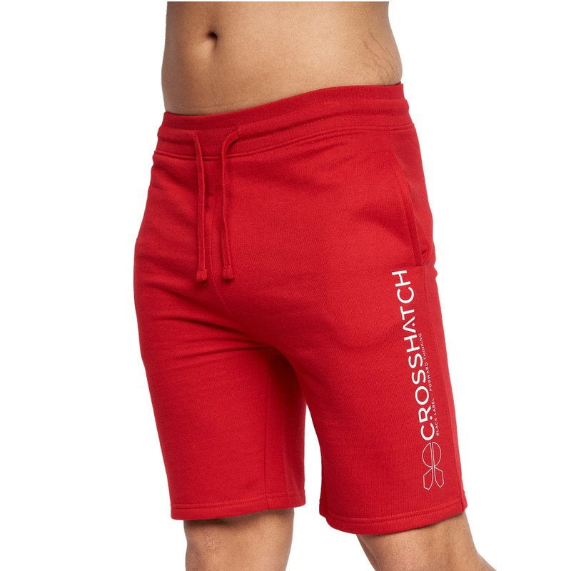 Crosshatch Mens Bengston Shorts In Red