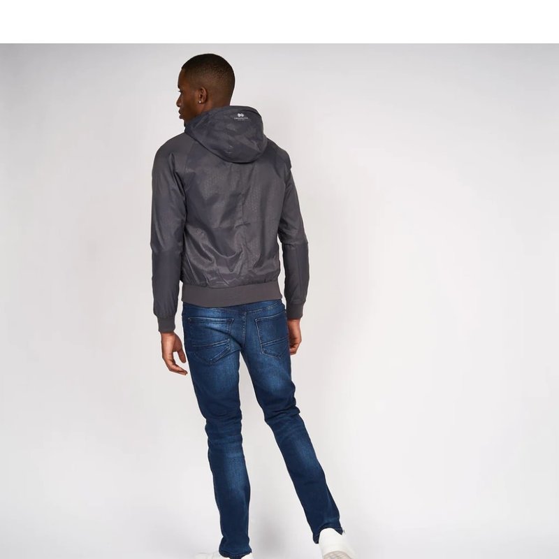 Shop Crosshatch Mens Bowmont Jacket In Grey