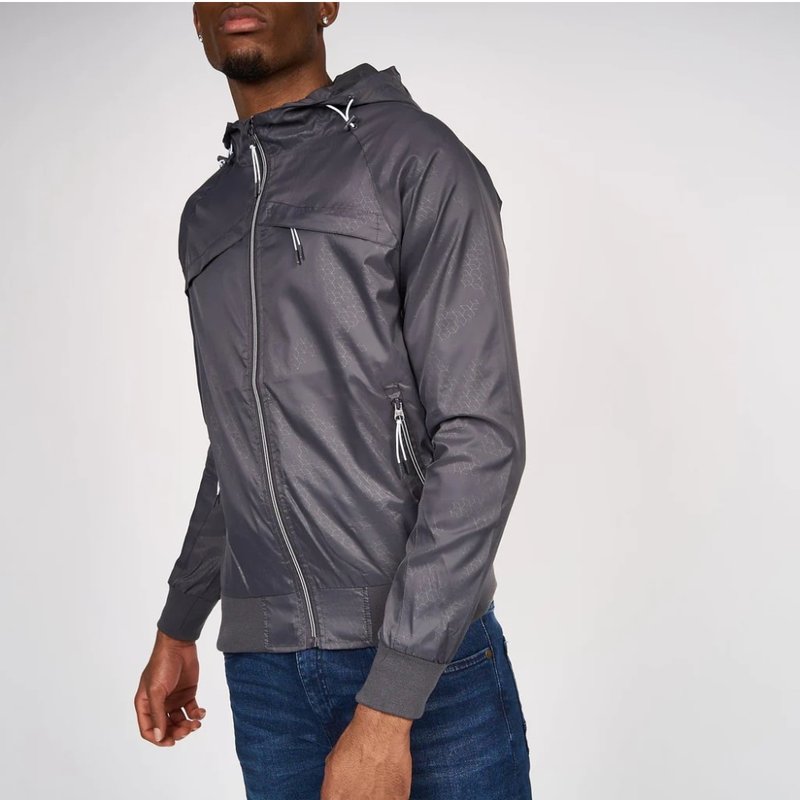 Shop Crosshatch Mens Bowmont Jacket In Grey