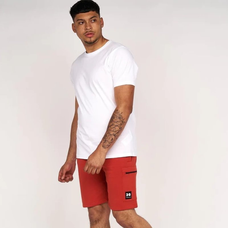 Crosshatch Mens Catlock Shorts In Red