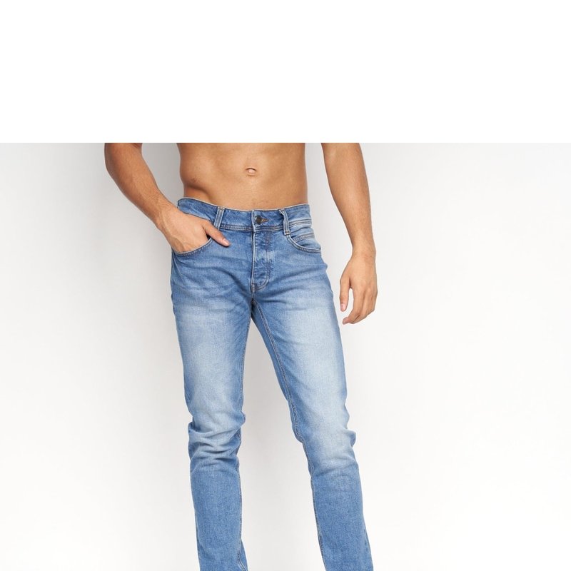 Crosshatch Mens Malcolm Slim Jeans In Blue