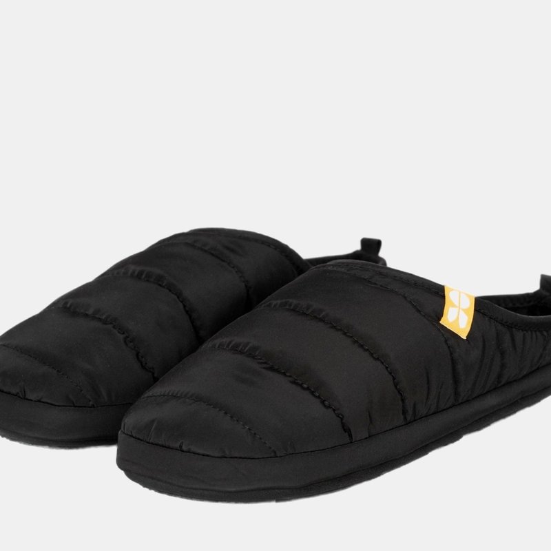 Crosshatch Mens Padfoot Slippers In Black