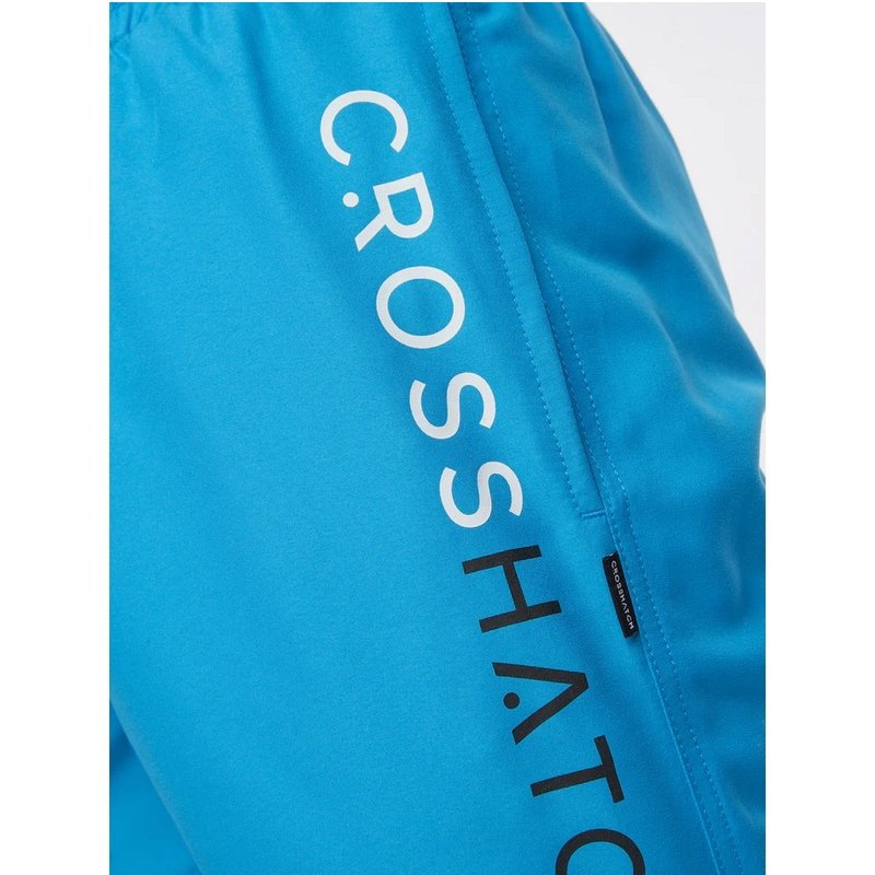 Shop Crosshatch Mens Swimlar Swim Shorts In Blue
