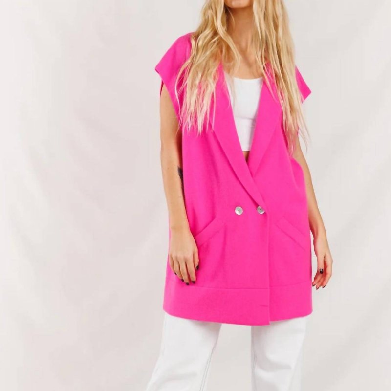 Shop Crush Katie Blazer In  In Pink