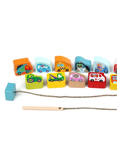 Cubika Wooden Lacing Toy - Flying Cars product