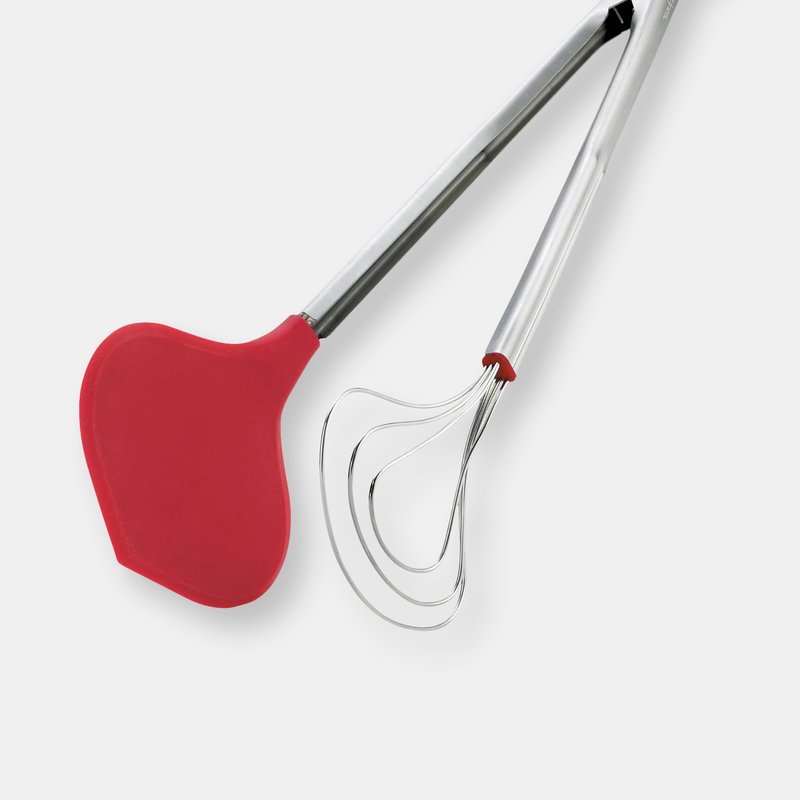 Shop Cuisipro Fish Tongs In Red