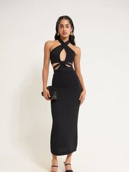 Aziza Knit Dress - Black