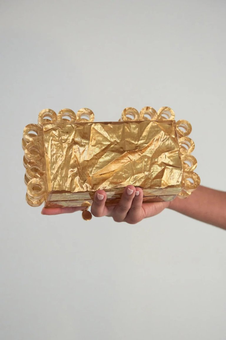 Harlow Clutch - Gold