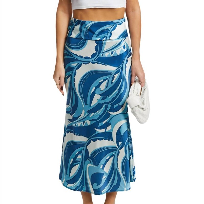 Shop Cult Gaia Laith Skirt In Blue