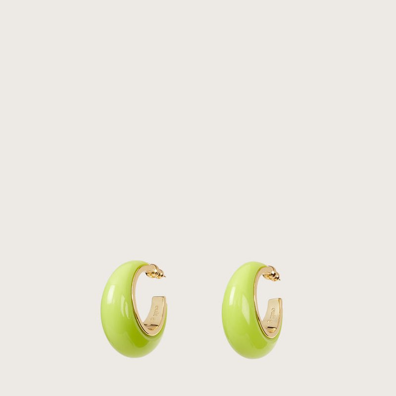 Shop Cult Gaia Mona Earrings In Green