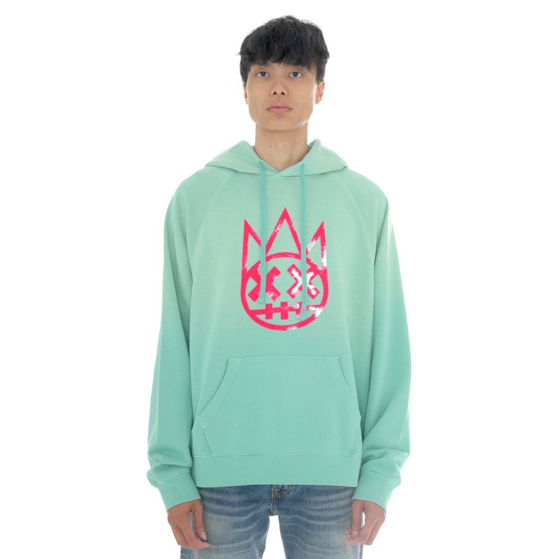 Cult Of Individuality Core Pullover Sweatshirt In Vintage Mint In Blue