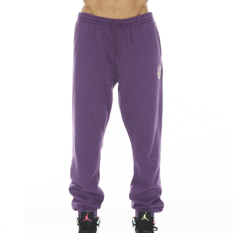 Shop Cult Of Individuality Core Slim Sweatpant In Purple