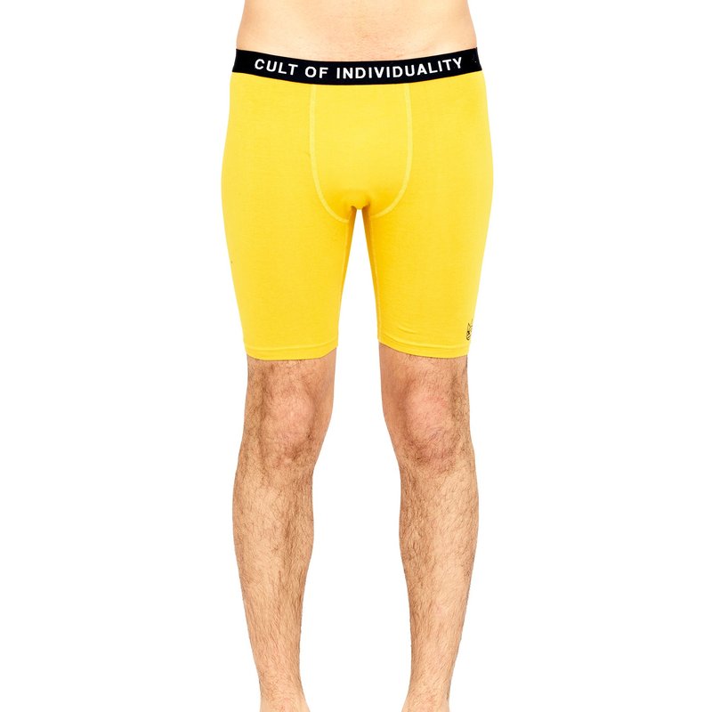 Cult Of Individuality Cult Briefs 2 Pack "cassetts" In Yellow