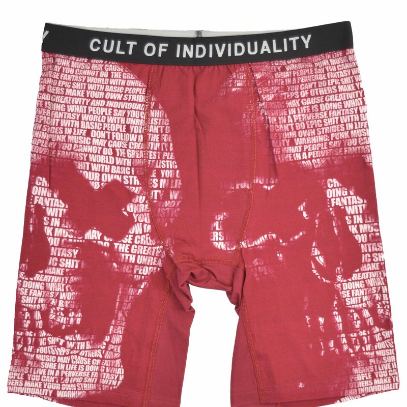Cult Of Individuality Cult Briefs "skull" In Red