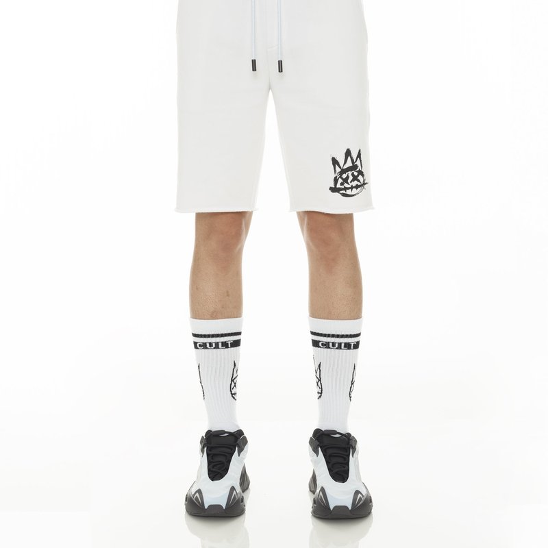 Cult Of Individuality Cult Logo Sweatshort In White