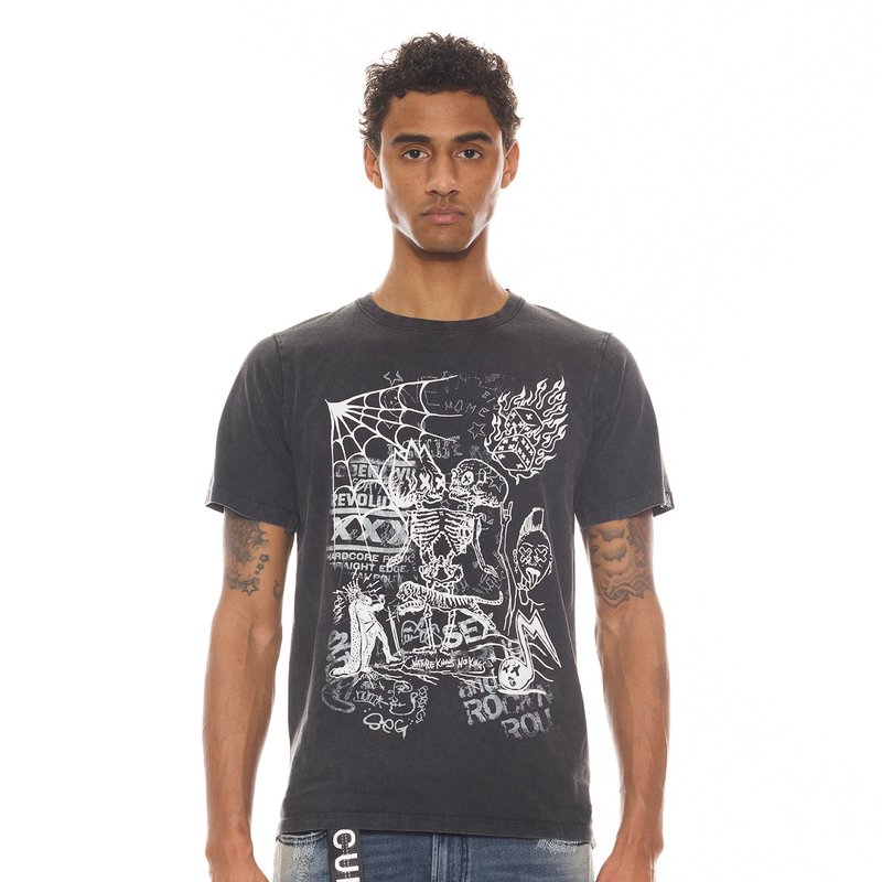 Cult of Individuality Rockstar Made Graphic Ringer T-Shirt
