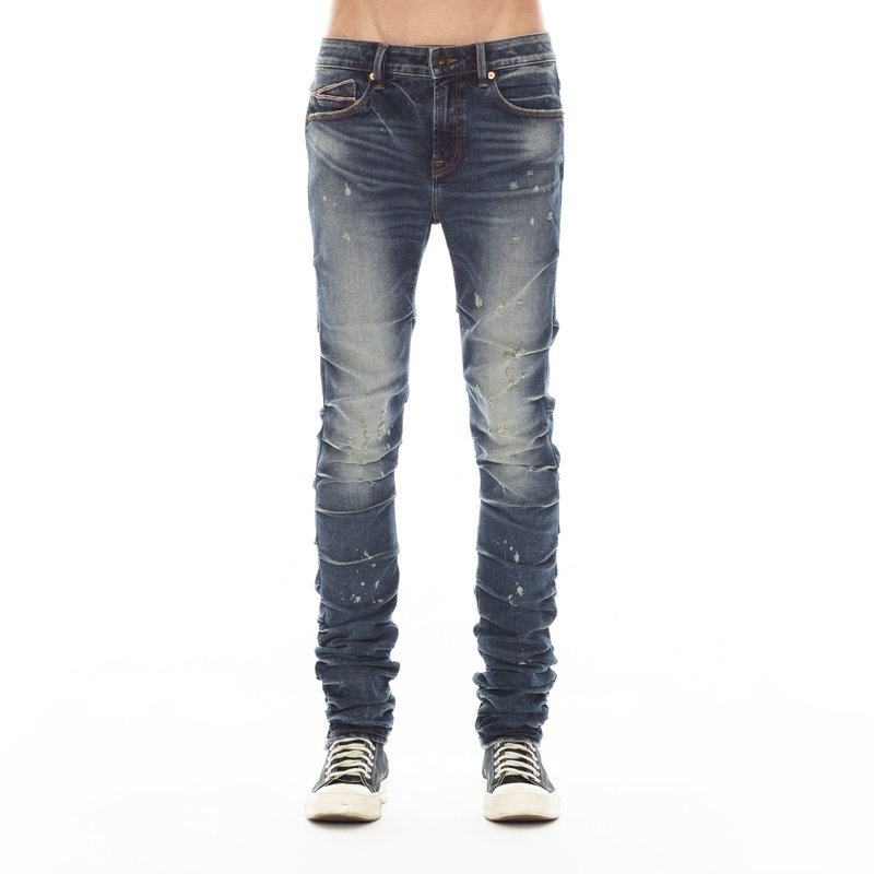 Shop Cult Of Individuality Punk Nomad Jeans In Cactus In Blue