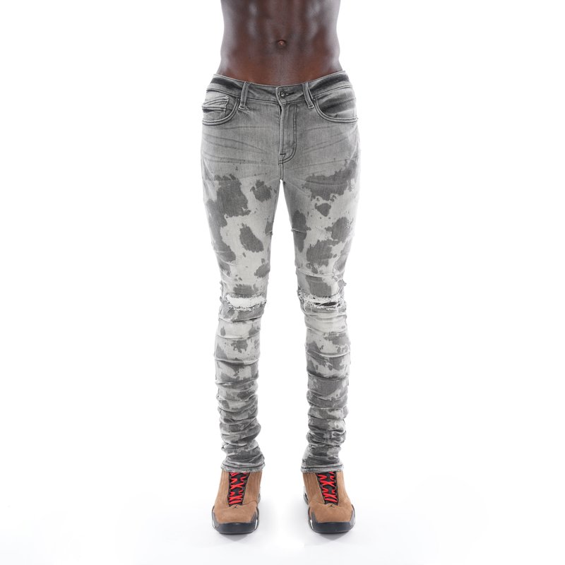 Cult Of Individuality Punk Nomad Jeans In Silas In Grey