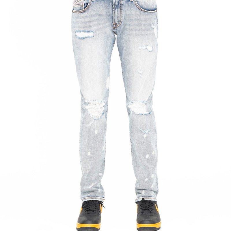 Cult Of Individuality Rocker Slim-fit Jeans In Blue