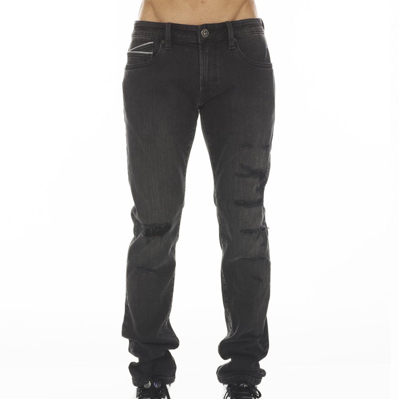 Shop Cult Of Individuality Rocker Slim Jeans In Jet In Black