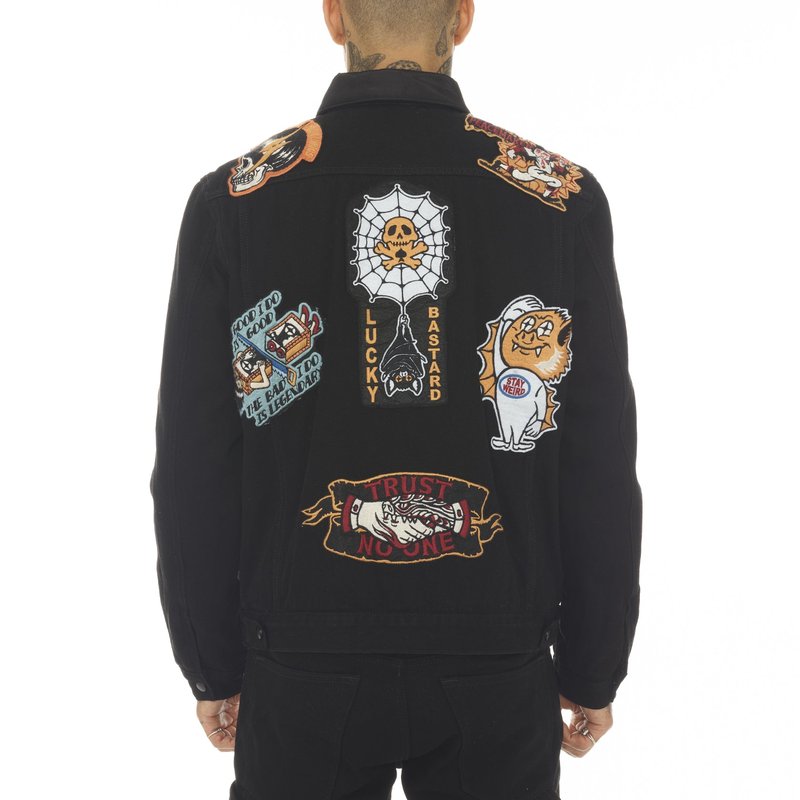 Cult Of Individuality Type Ii Lucky Bastard Reversible Jacket In Black