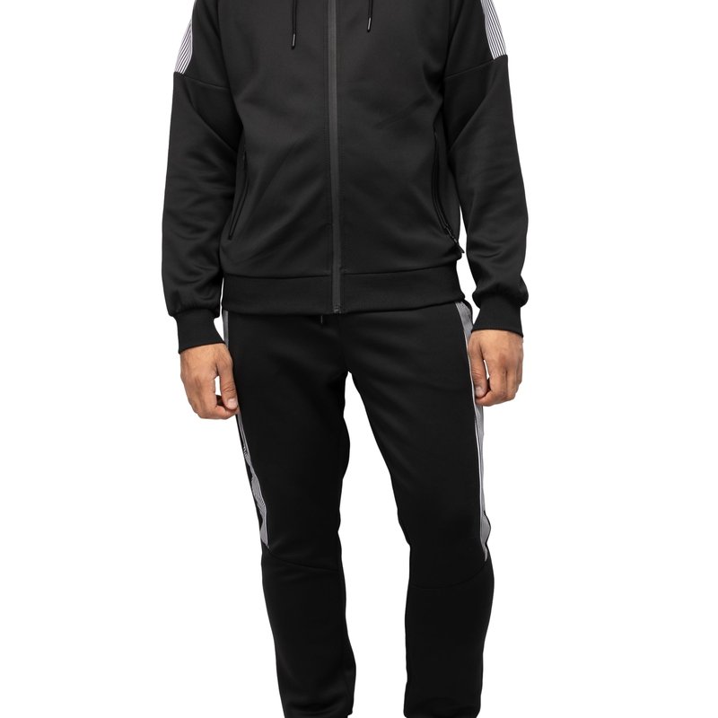 Shop Cultura Azure Men's Sweatsuit In Black