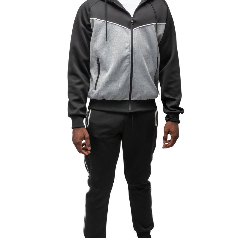 Shop Cultura Azure Men's Sweatsuit In Black