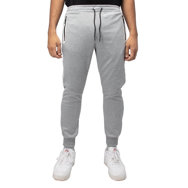 Shop Cultura Men's Active Fashion Fleece Jogger Sweatpants With Pockets For Gym Workout And Running In Grey