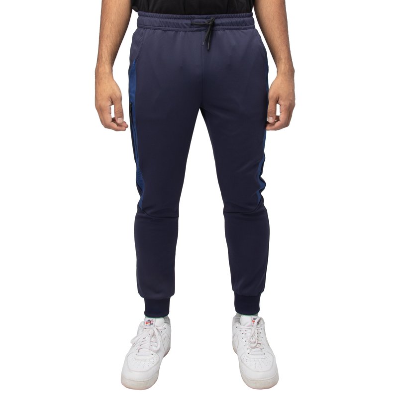 Shop Cultura Men's Active Fashion Fleece Jogger Sweatpants With Pockets For Gym Workout And Running In Blue
