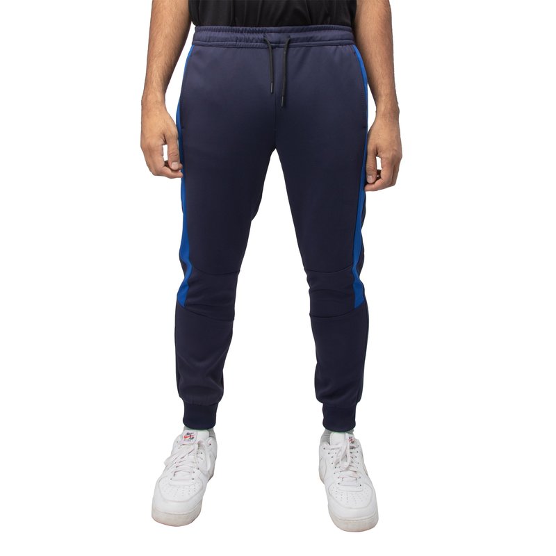 Cultura Men's Active Fashion Fleece Jogger Sweatpants With Pockets For Gym Workout And Running In Blue