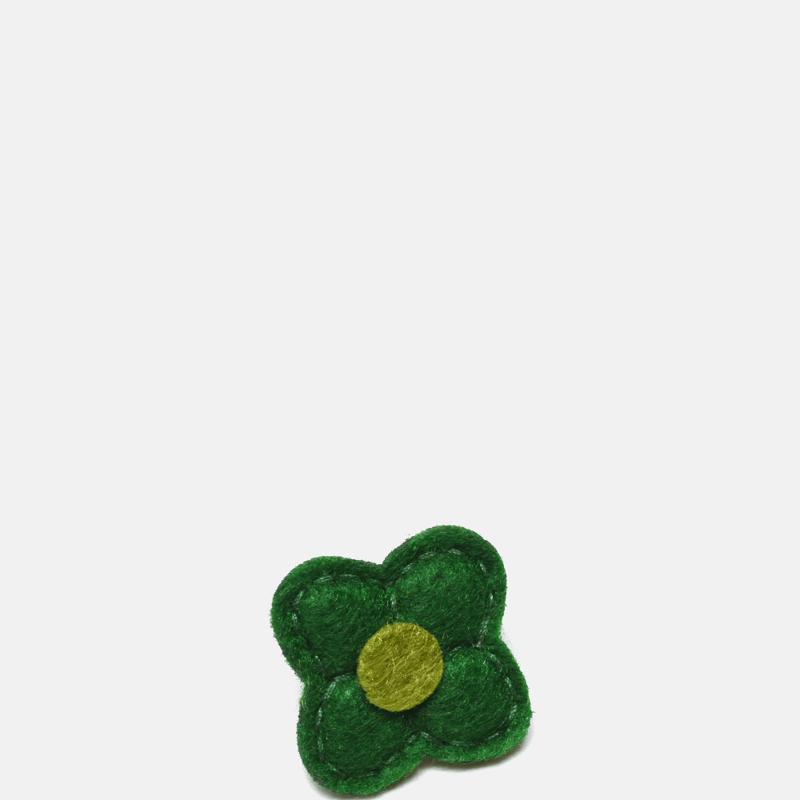 Shop Curated Basics Assorted Wool Felt Flower Lapel Pins In Green