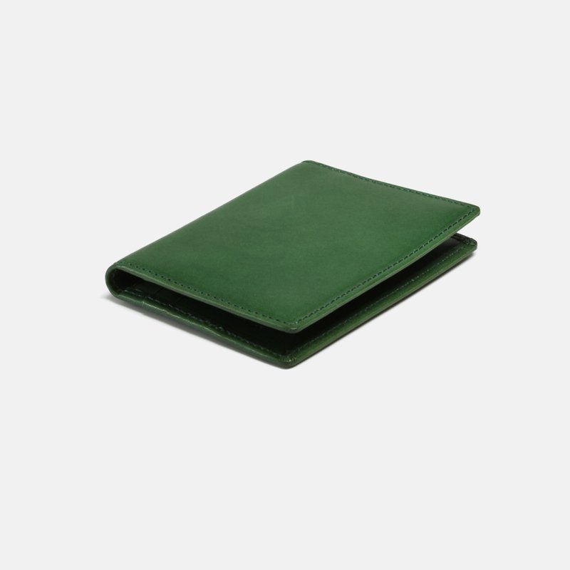Curated Basics Bi-fold Slim Wallet In Green
