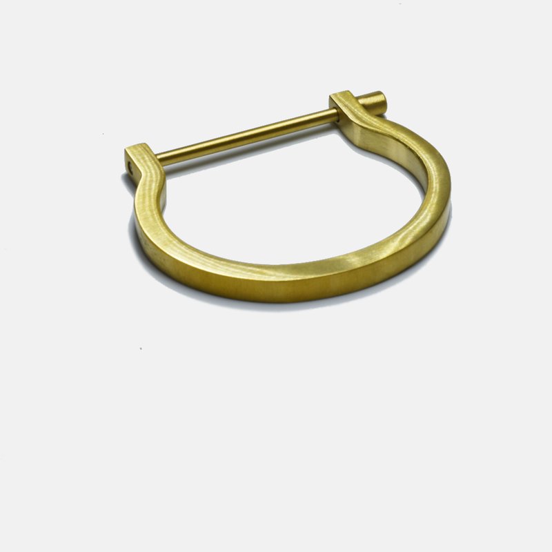 Curated Basics Brass Screw Bracelet In Gold