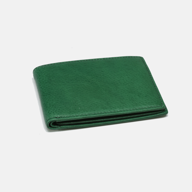 Curated Basics Classic Bill-fold Wallet In Green