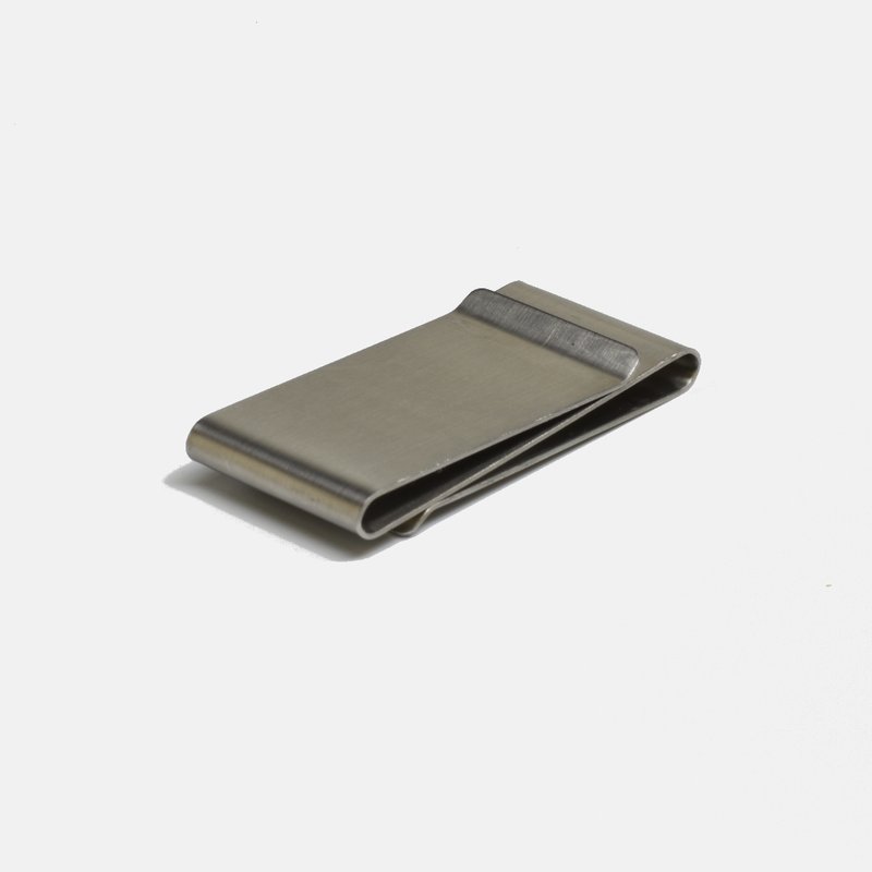 Curated Basics Double Sided Steel Money Clip In Green