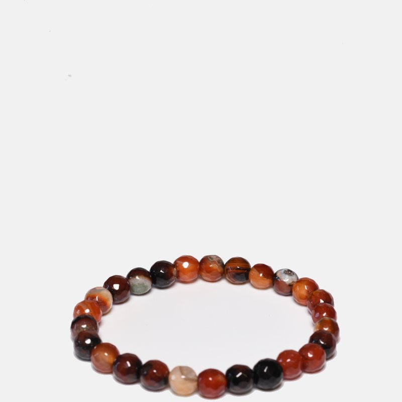 Curated Basics Dream Fire Stretch Beaded Bracelet In Brown