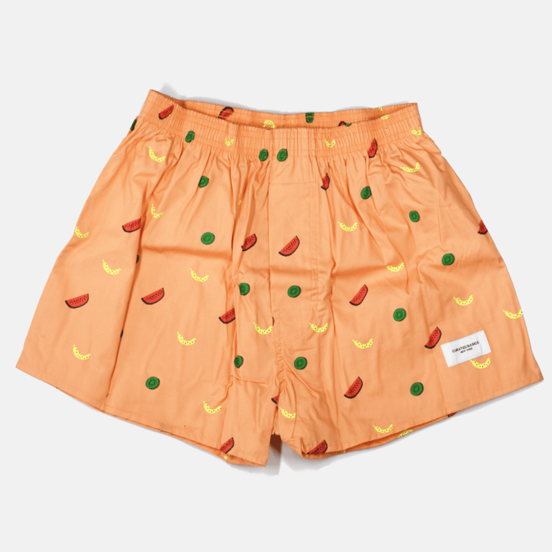 Curated Basics Fruits Boxer In Orange