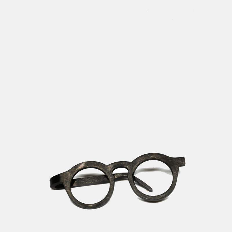 Curated Basics Glasses Tie Clip In Black