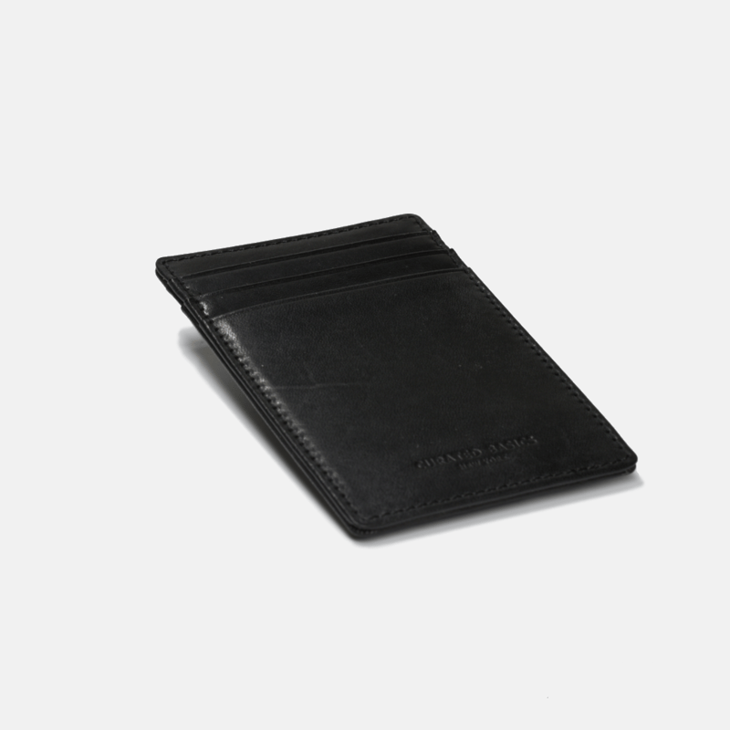 Curated Basics Magnetic Money Clip Wallet In Black