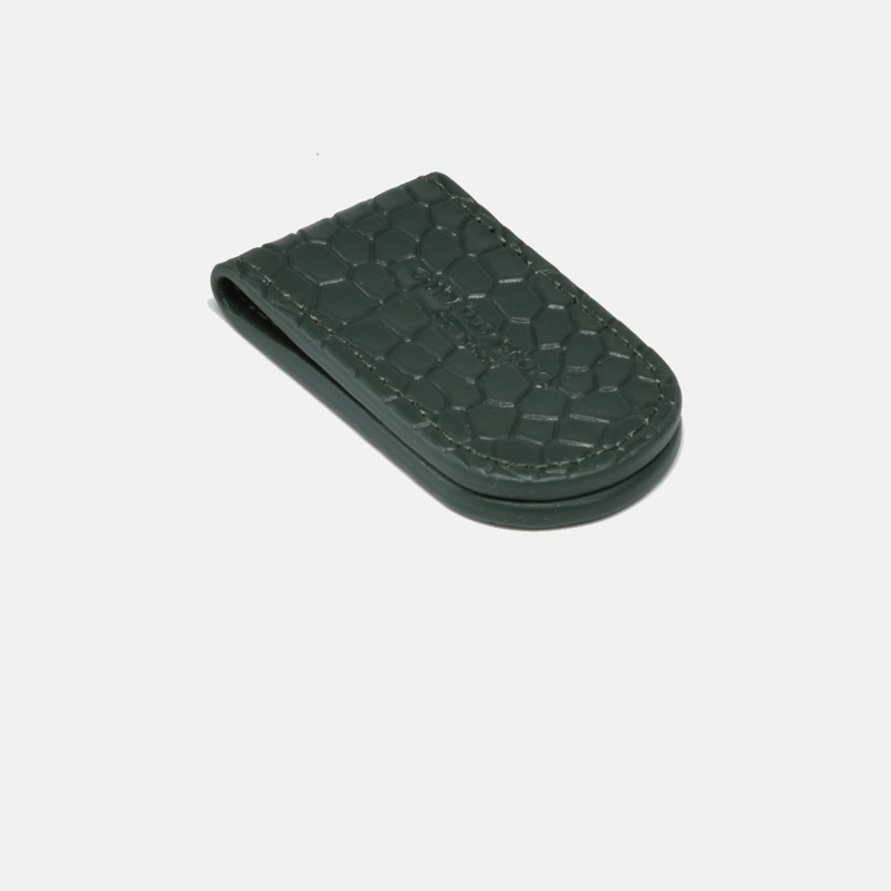 Curated Basics Magnetic Money Clip In Green