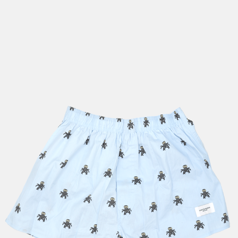 Curated Basics Octopus Boxer In Blue