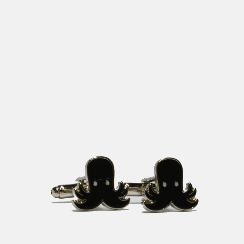 Curated Basics Octopus Cufflinks In Black