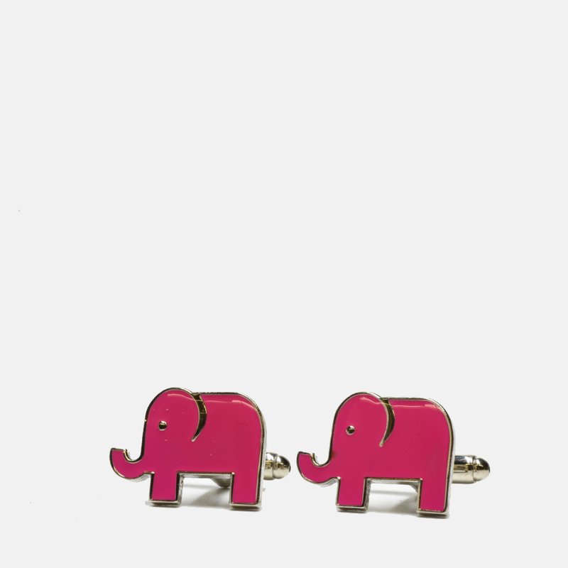Curated Basics Pink Elephant Cufflinks